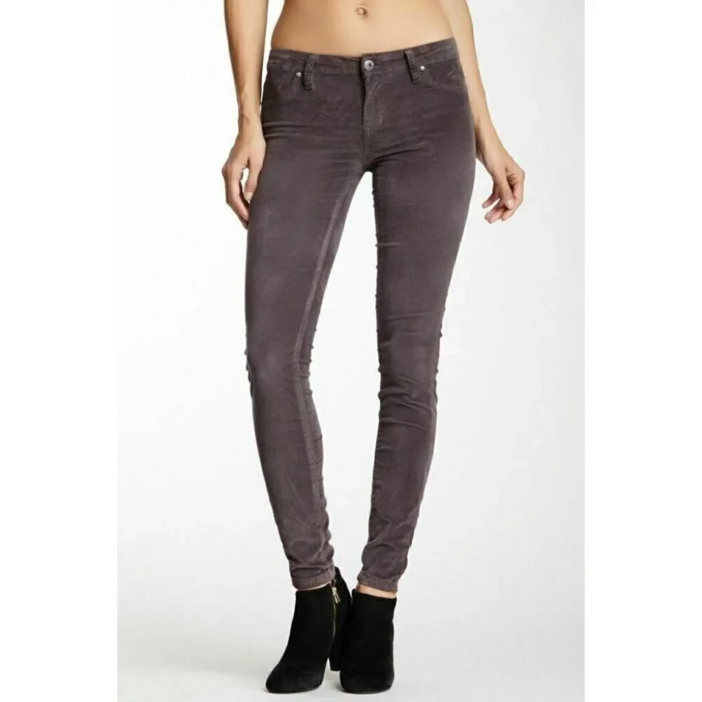 BLANKNYC Brown Velvet Velveteen Super Skinny Jeans Women’s Multi Sizes - Picture 8 of 16